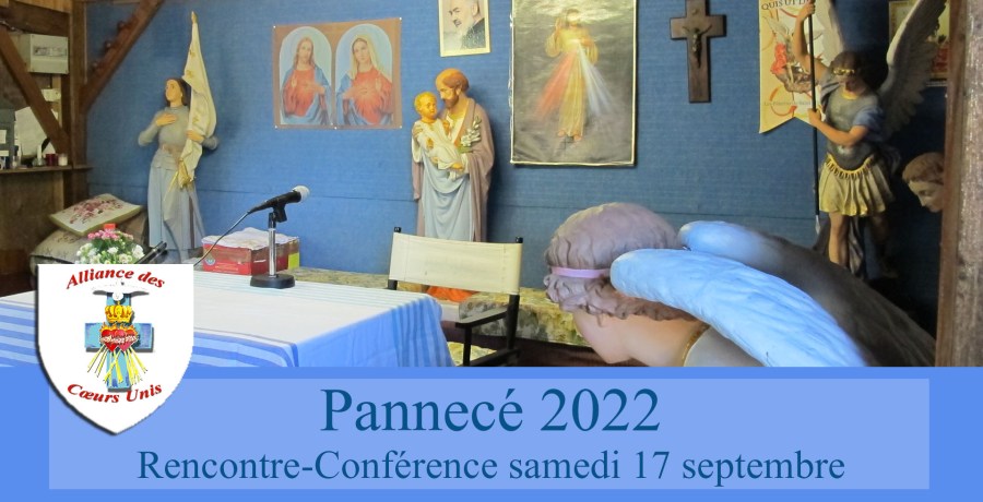 Rencontre-Conférence le samedi 17 septembre à Pannecé (Loire-Atlantique)